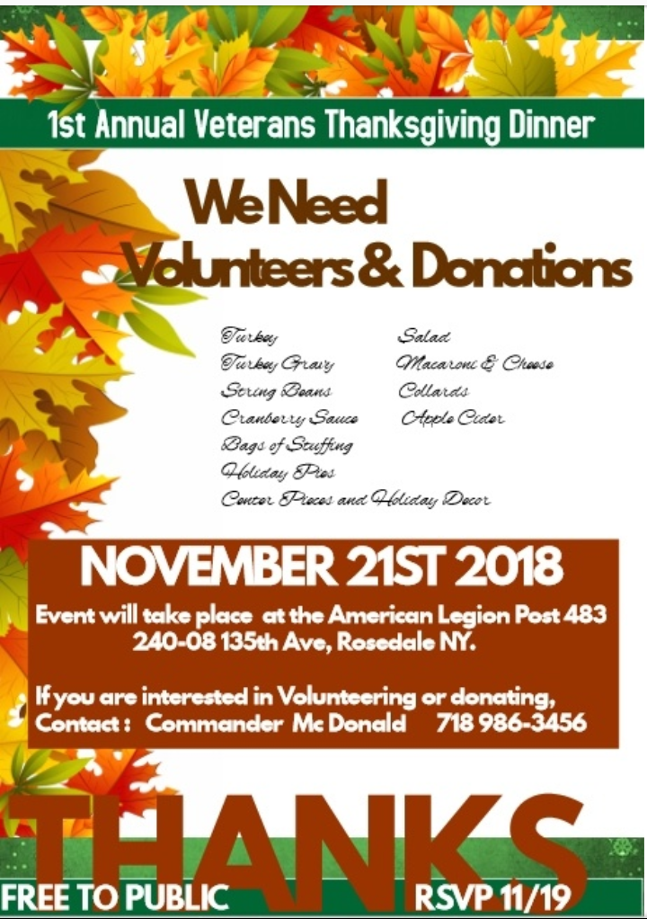 Donate thanksgiving dinner near me