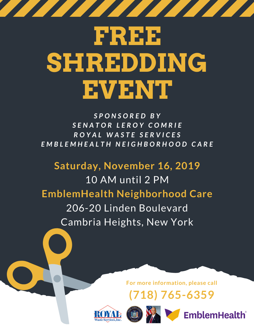 Free Shredding Event - Jamaica311