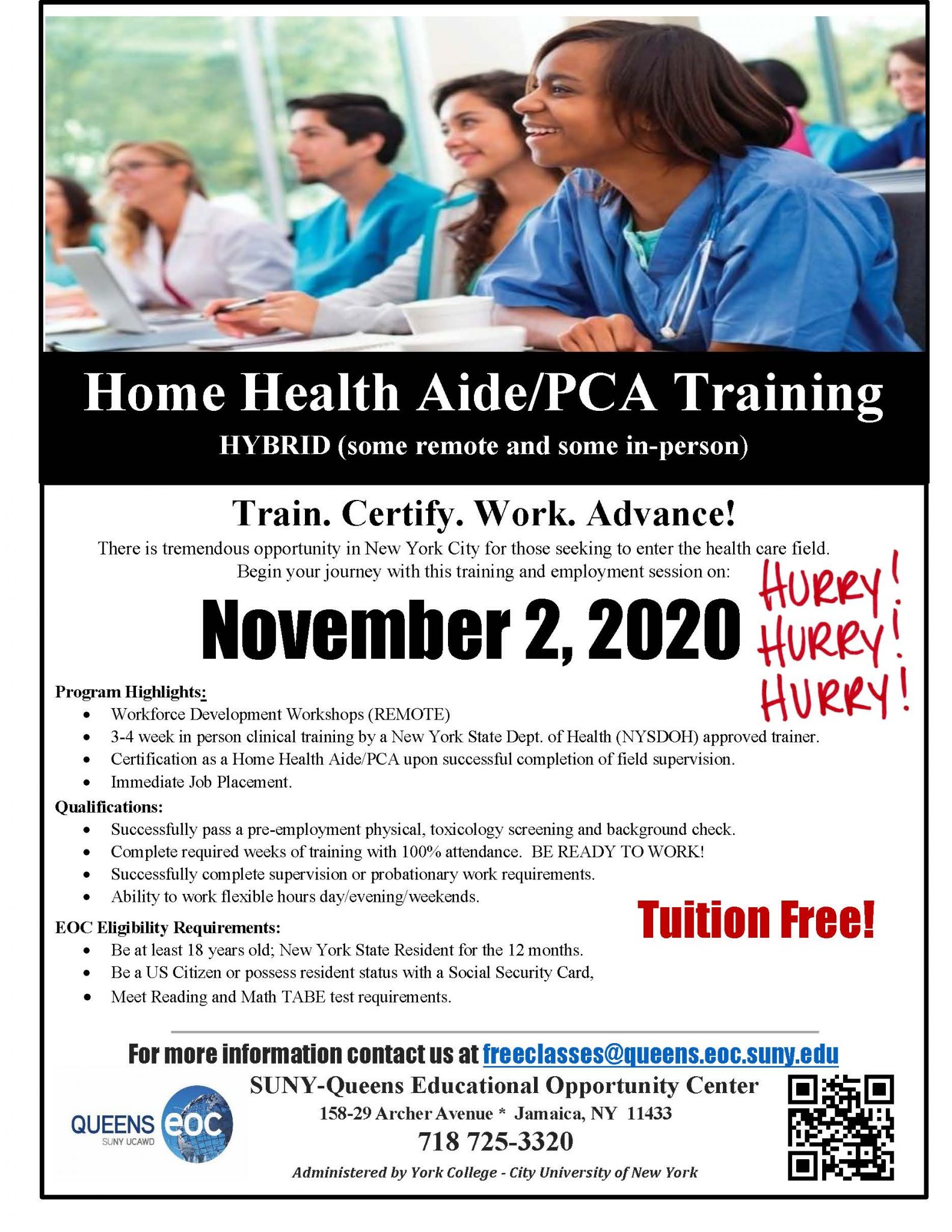 Free Home Health Aide Training - Jamaica311